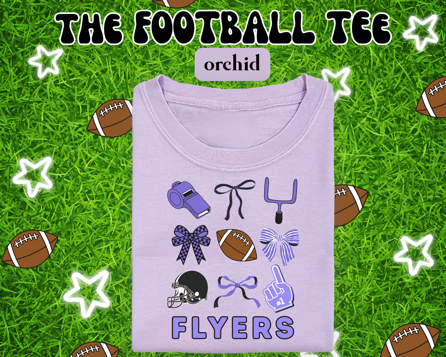the LF FLYERS FOOTBALL tee