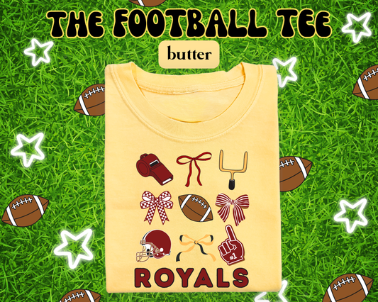 the ROYALTON ROYALS FOOTBALL tee