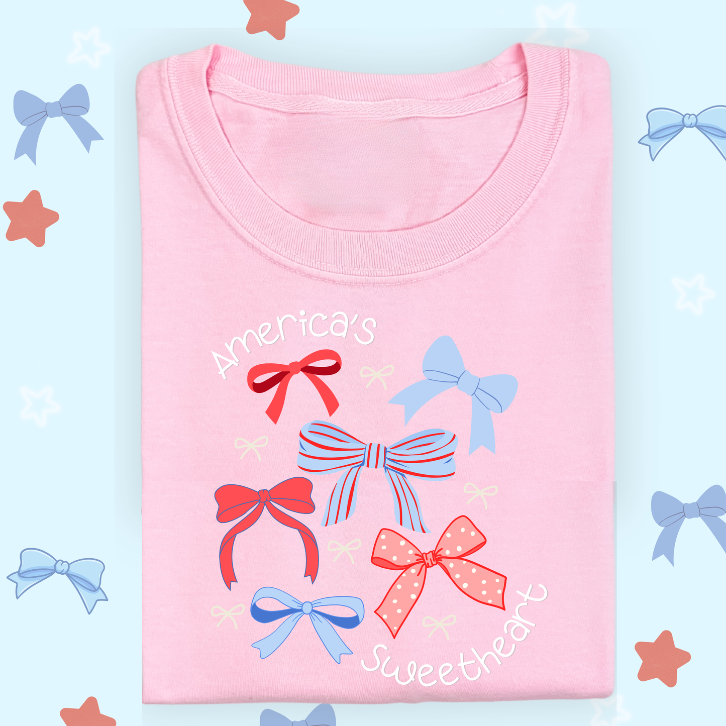 the KIDS AMERICA'S SWEETHEART tee