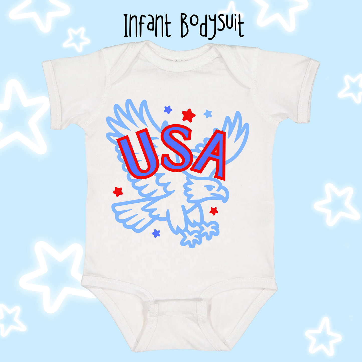 the INFANT ALL-AMERICAN bodysuit