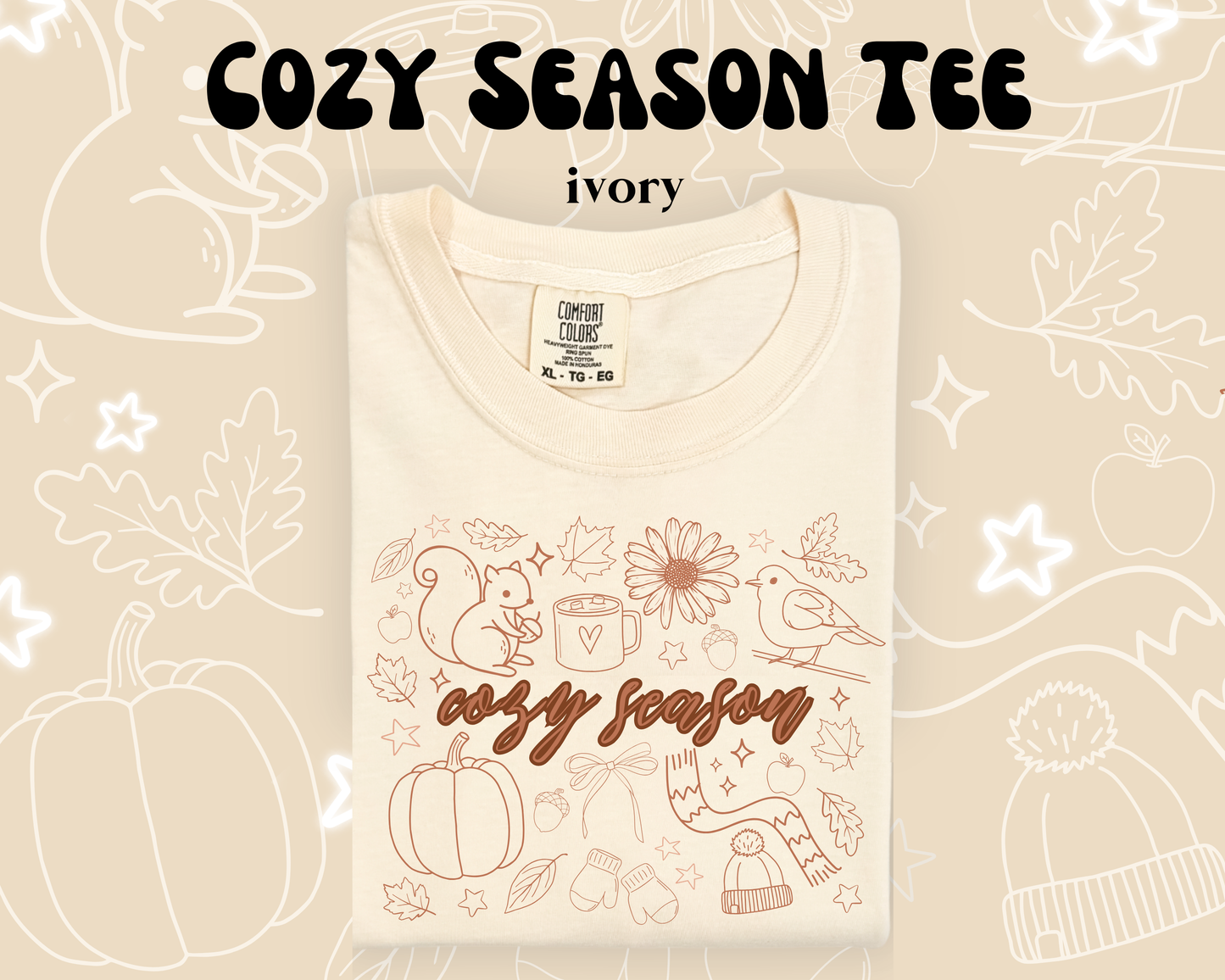 the COZY SEASON tee