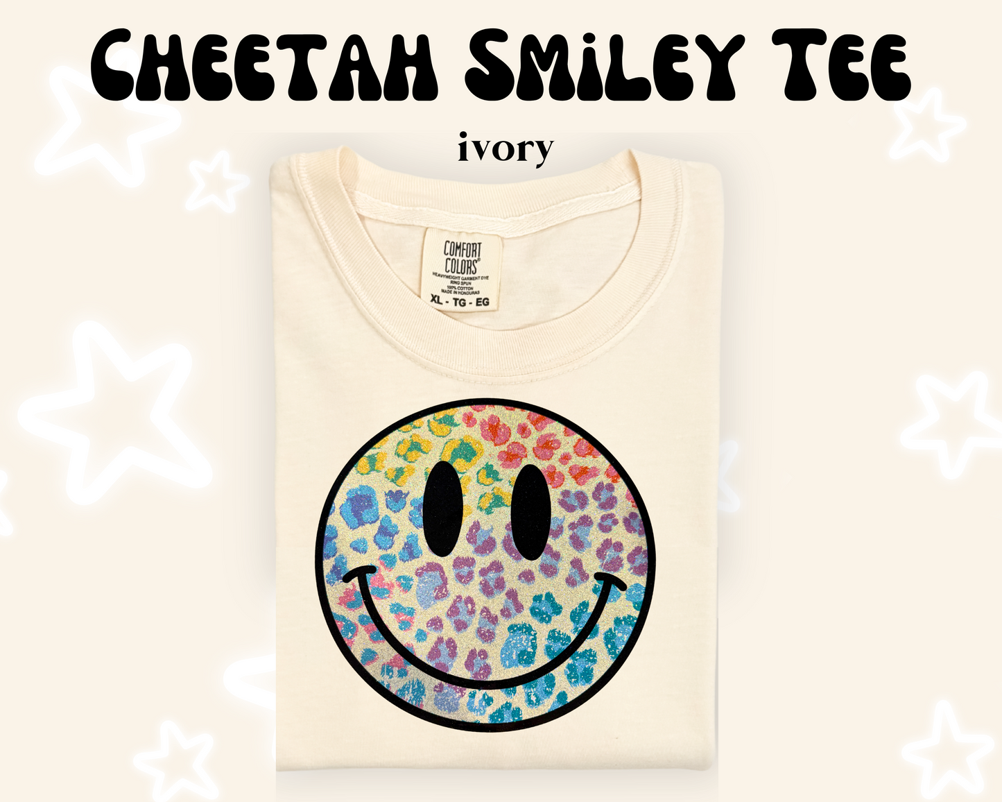 the CHEETAH SMILEY tee