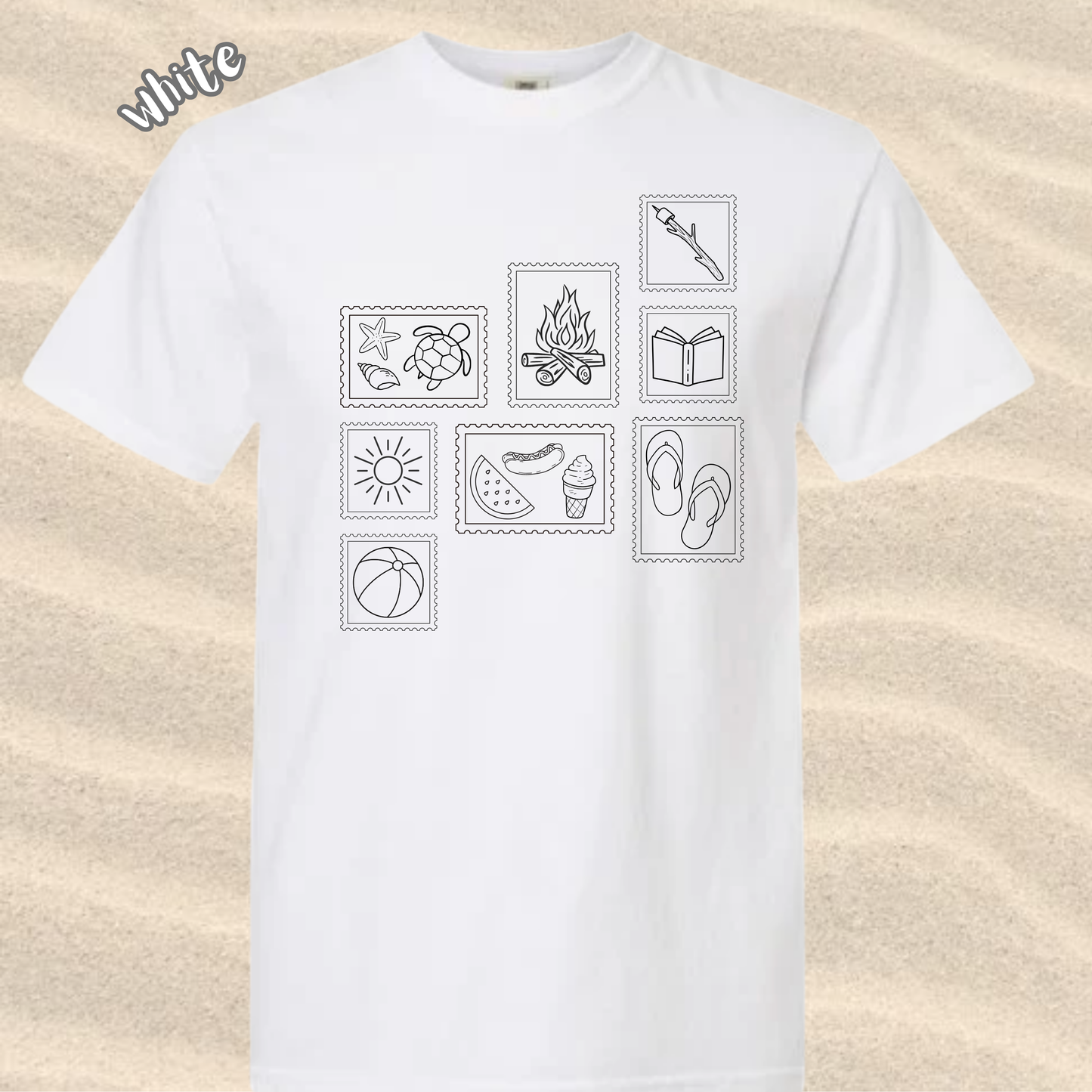 the KIDS ICONIC SUMMER CHARM tee