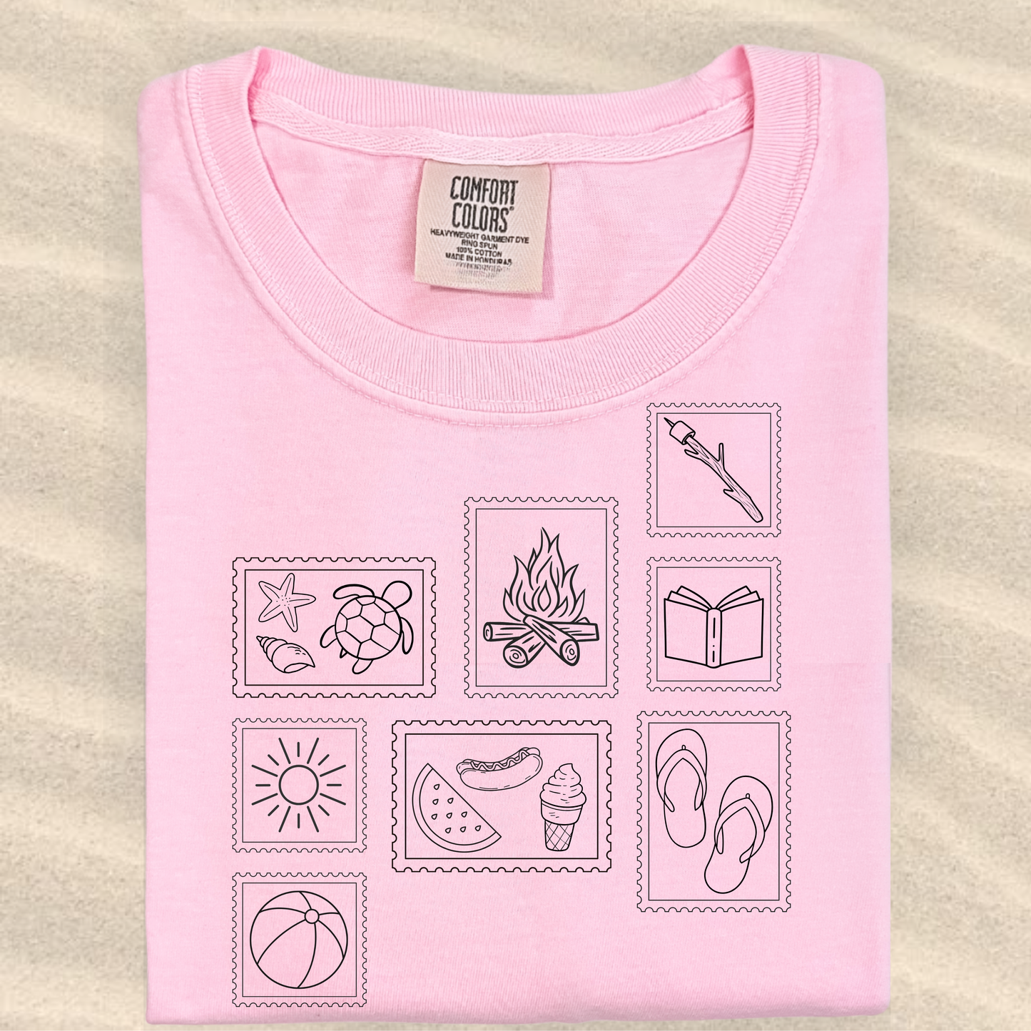 the KIDS ICONIC SUMMER CHARM tee