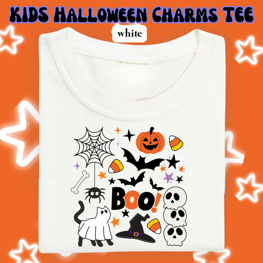 the KIDS HALLOWEEN CHARMS tee