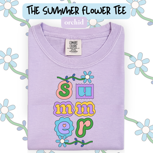 the SUMMER FLOWER tee