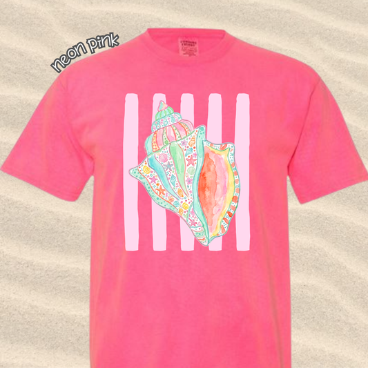 the SHELL-O-BRATE SUMMER tee