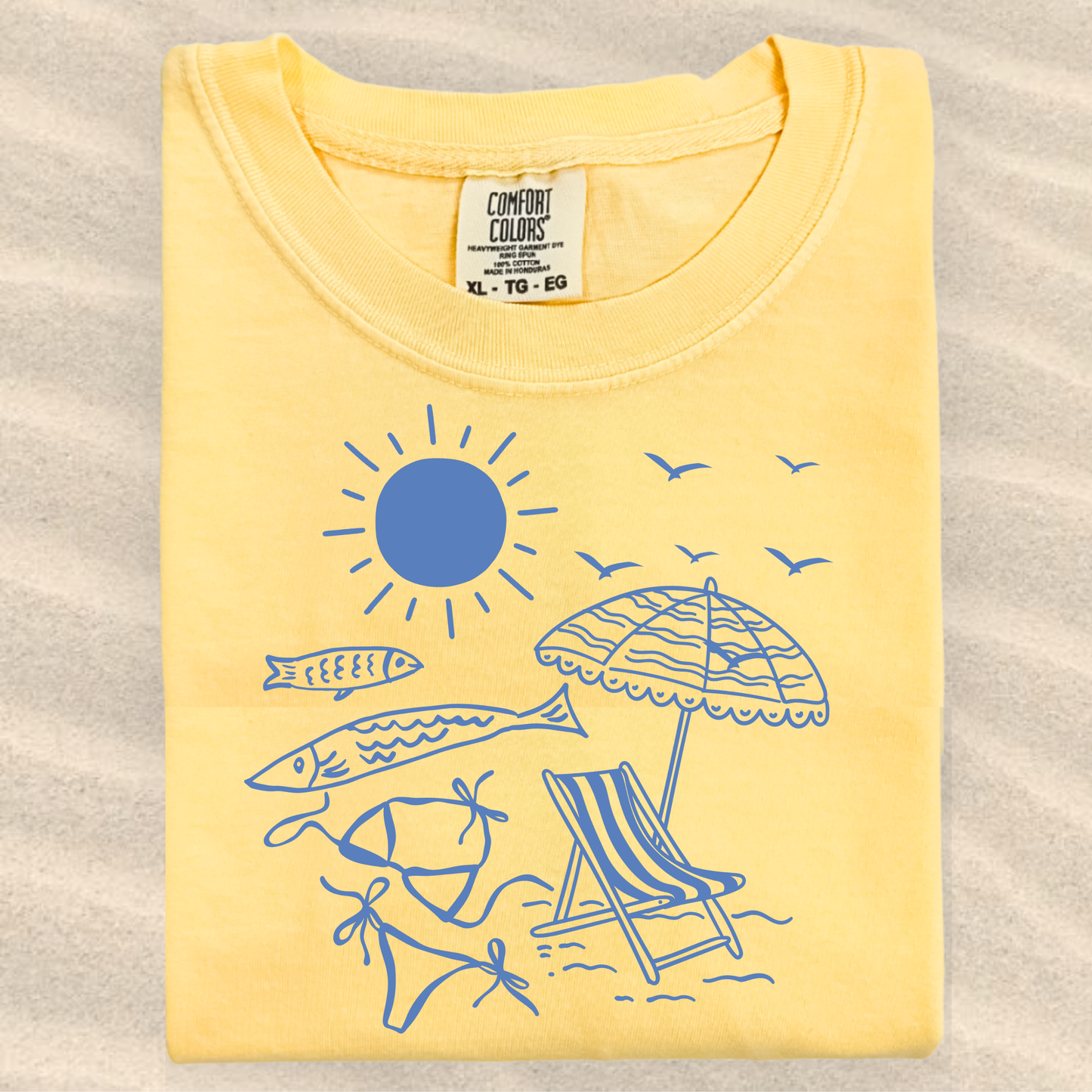 the SUMMER AT THE BEACH tee