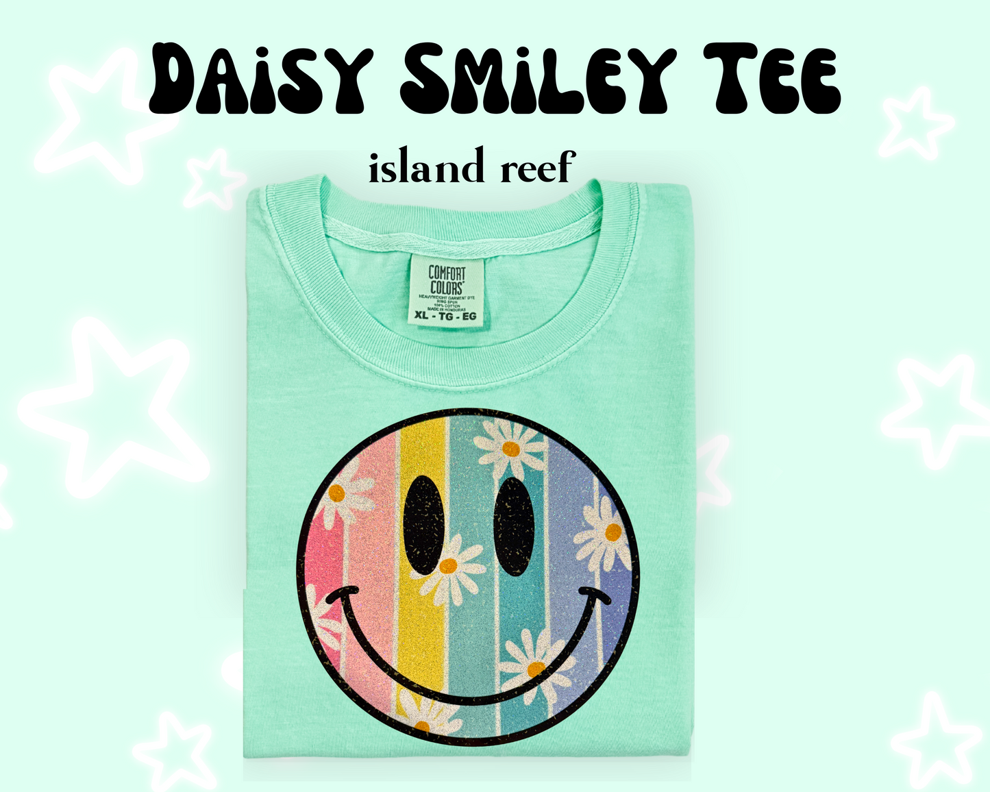 the DAISY SMILEY tee