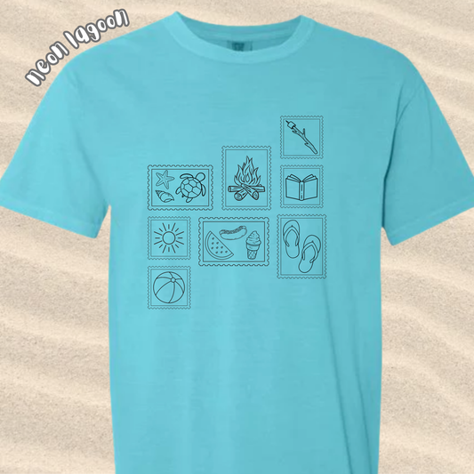 the ADULT ICONIC SUMMER CHARM tee