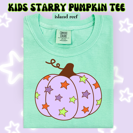 the KIDS STARRY PUMPKIN tee