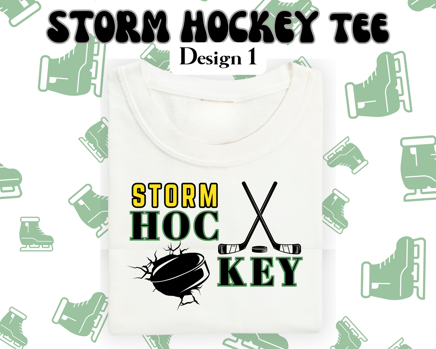 the SRR STORM HOCKEY tee