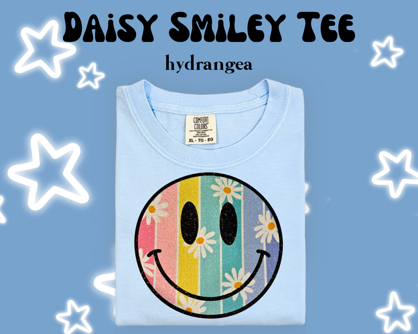 the DAISY SMILEY tee