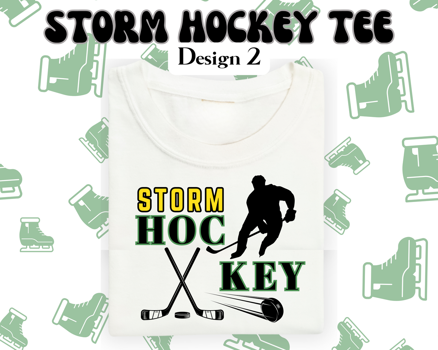 the SRR STORM HOCKEY tee