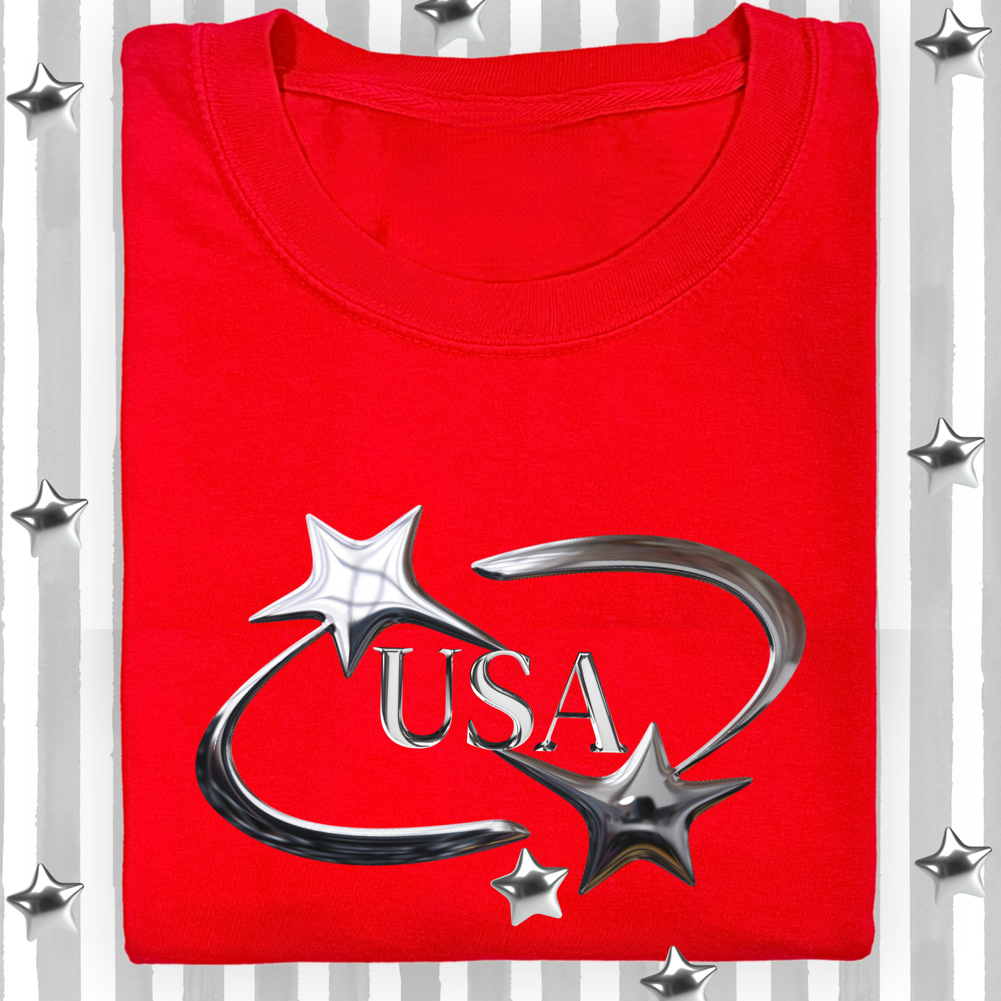 the ADULT CHROME USA tee