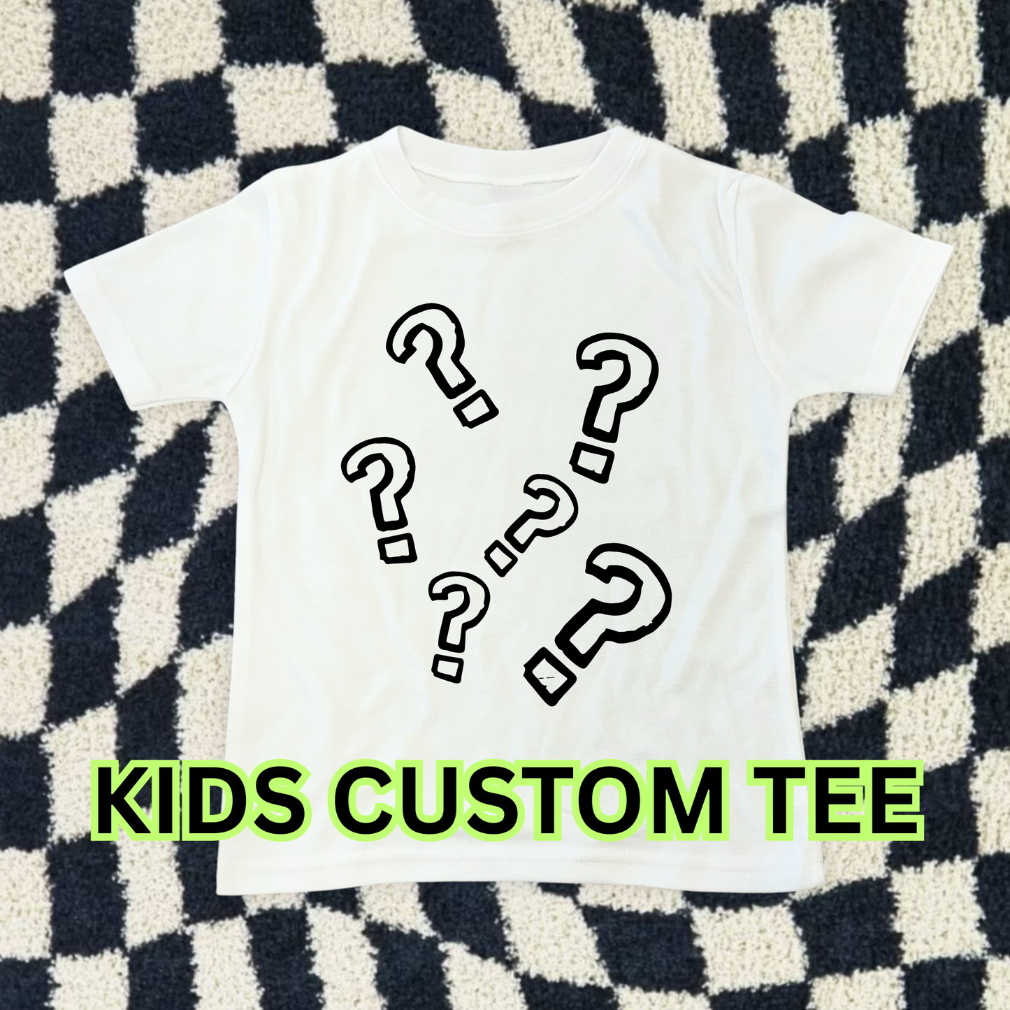 the KIDS CUSTOM tee