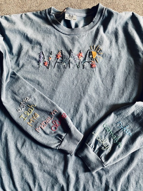 Hand Embroidered Details