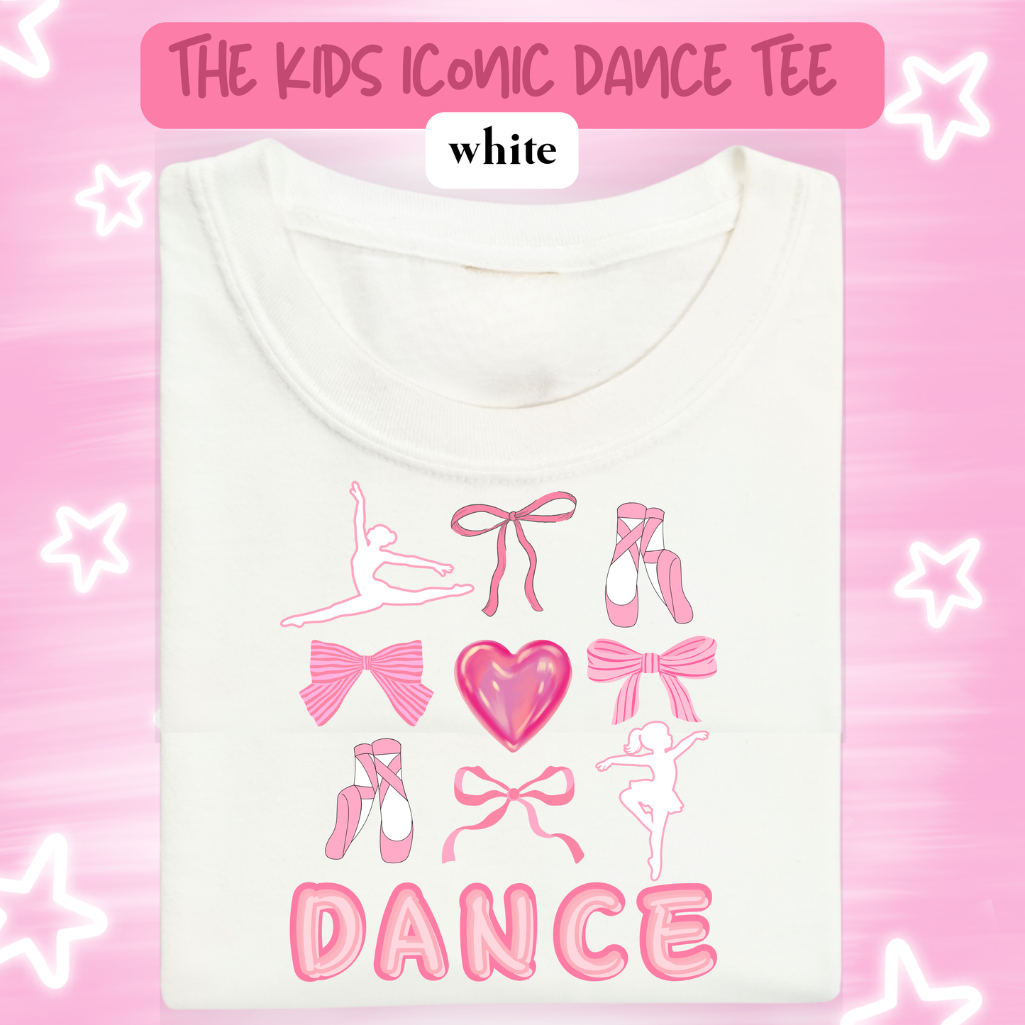 the KIDS ICONIC DANCE tee