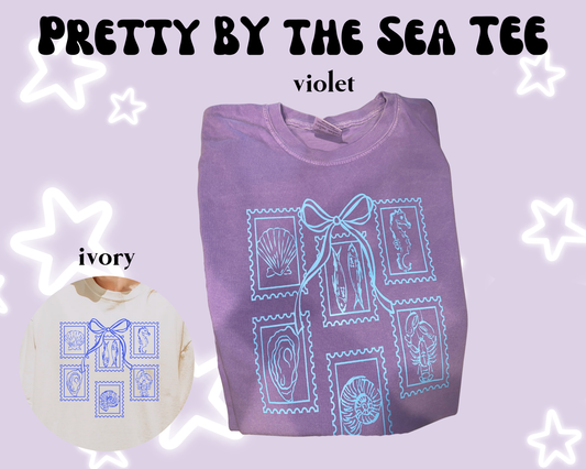 the PRETTY BY THE SEA tee