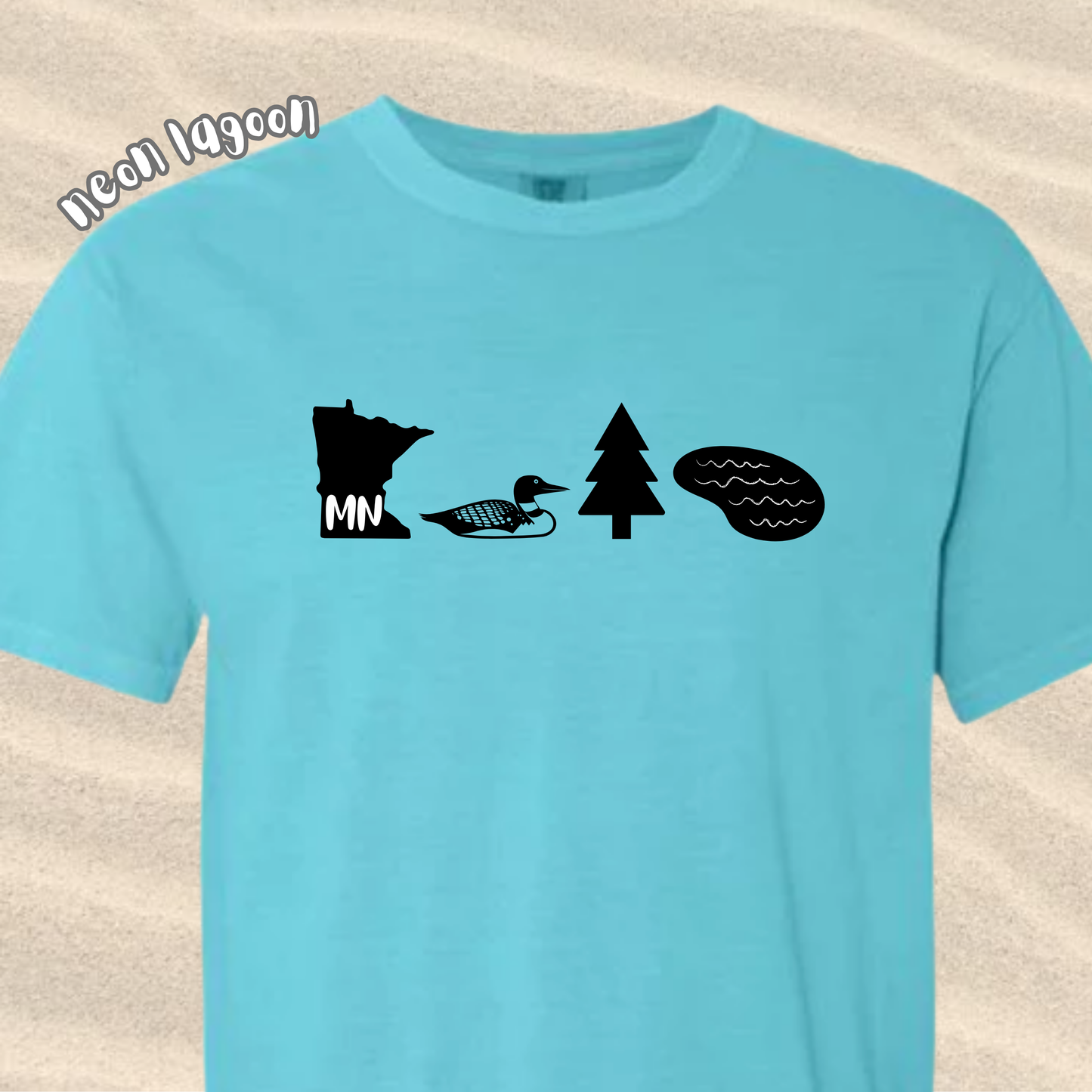 the ADULT MN ICONS tee