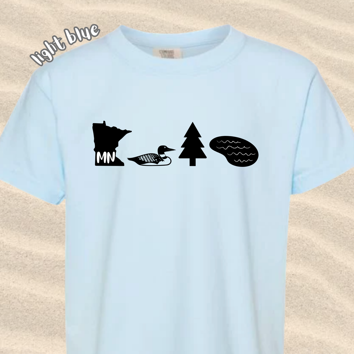 the ADULT MN ICONS tee