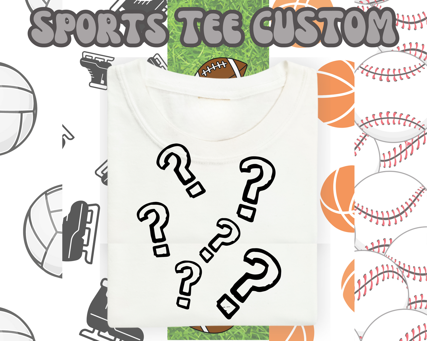 the SPORTS CUSTOM tee