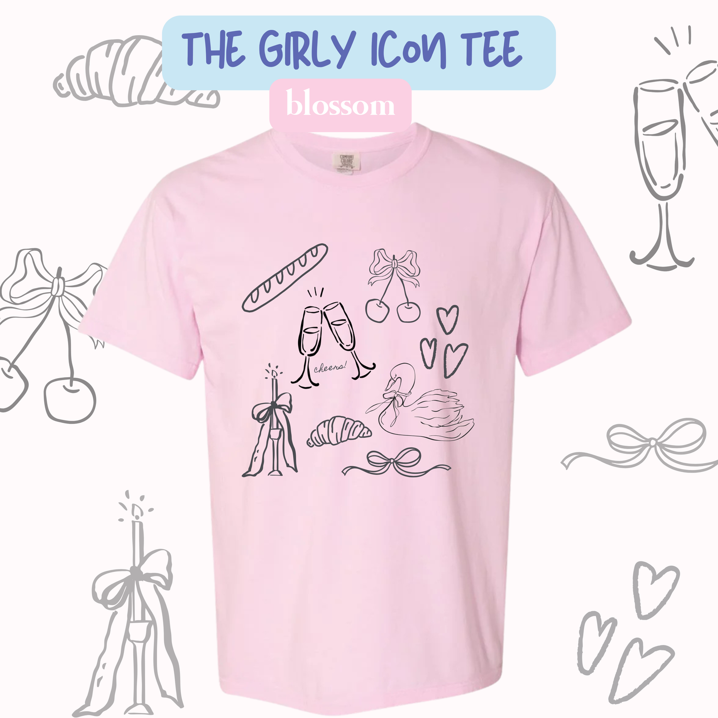 the GIRLY ICON tee
