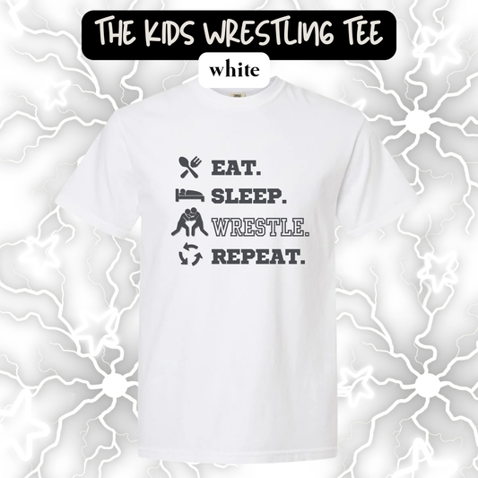 the KIDS WRESTLING ROUTINE tee