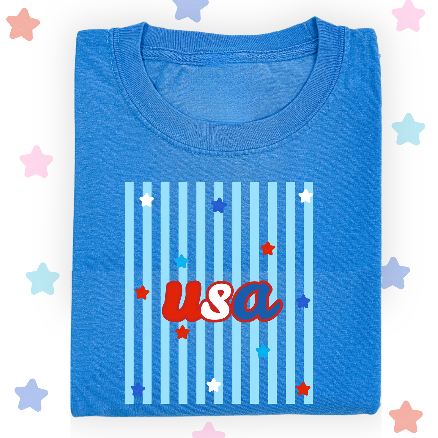 the KIDS STARS & STRIPES tee