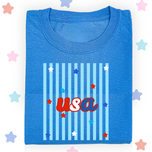 the KIDS STARS & STRIPES tee