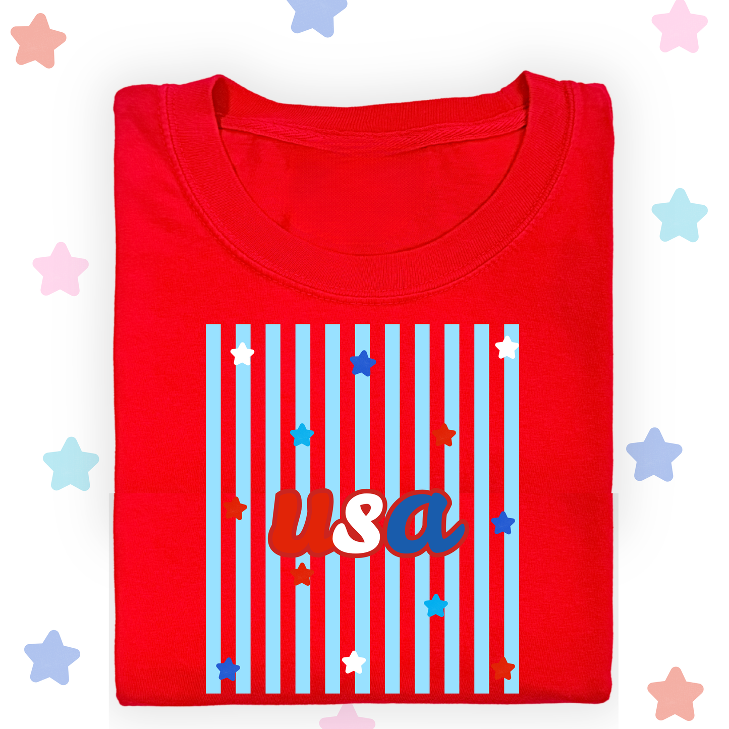 the KIDS STARS & STRIPES tee